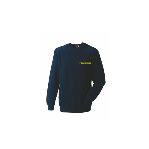 Sweatshirt mit Aufdruck Feuerwehr - blau