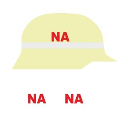 Helmkennzeichnung NA - reflektierend