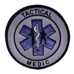 Abzeichen Tactical Medic hellgrau