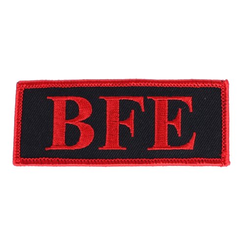 Abzeichen BFE Beweissicherung- und Festnahmeeinheit Stickfarbe rot
