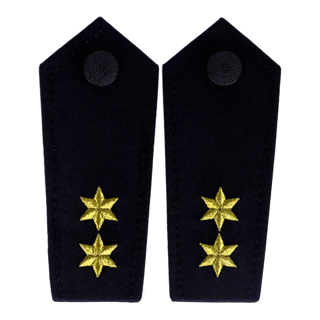 Schulterklappen 2 Sterne gold, 8,20 Schulterklappen 2 Sterne gold, 8,20