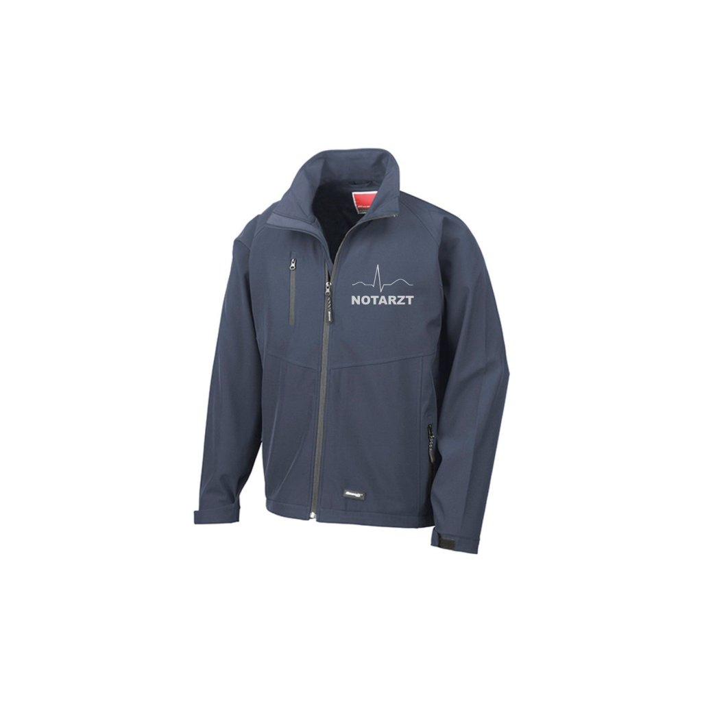 Softshelljacke Notarzt blau Softshelljacke Notarzt blau