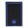 Dienststellungsabzeichen 1 Stern blau + Paspel