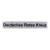 R&uuml;ckenschild Deutsches Rotes Kreuz - 30 x 5cm - wei&szlig;