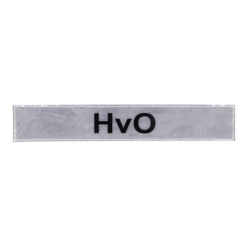 Rückenschild HvO - 30 x 5cm - weiß