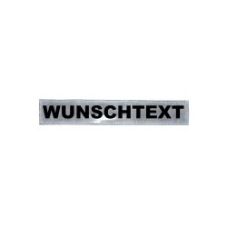 R&uuml;ckenschild Wunschtext - 30 x 5cm - wei&szlig;
