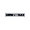 R&uuml;ckenschild Wunschtext - 30 x 5cm - wei&szlig;