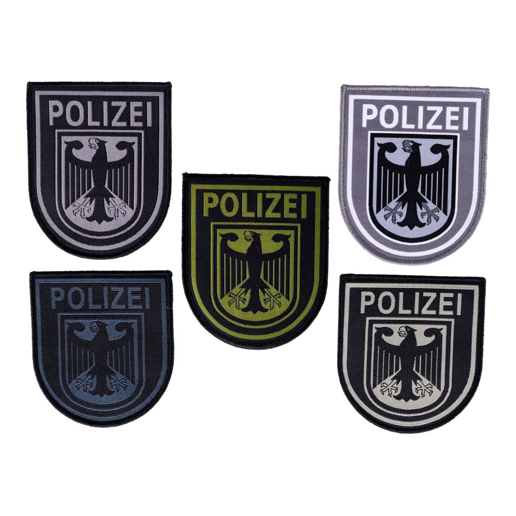 Stoffabzeichen Bundespolizei gewebt 