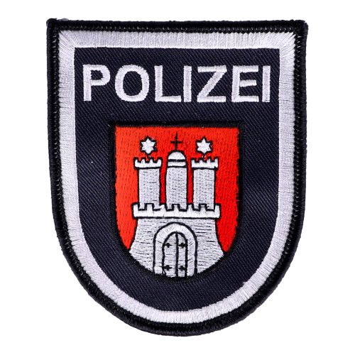 Abzeichen Polizei Hamburg blau gro&szlig;