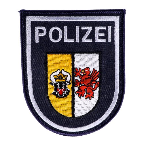 Abzeichen Polizei Mecklenburg-Vorpommern blau gro&szlig;