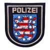 Abzeichen Polizei Th&uuml;ringen blau gestickt