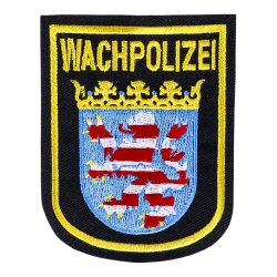 Abzeichen Wachpolizei Hessen blau