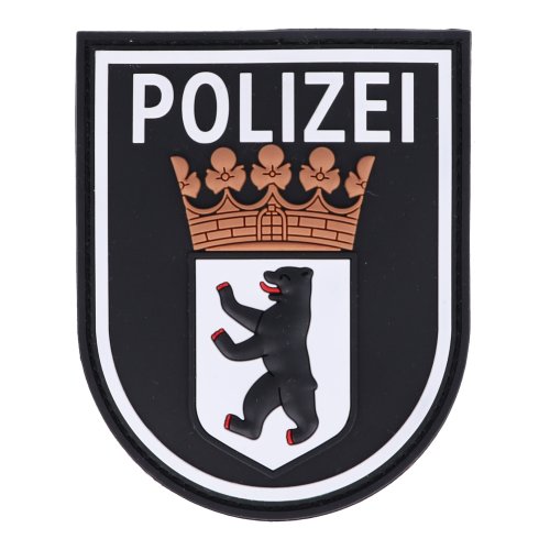 Rubberpatch Polizei Berlin - farbig