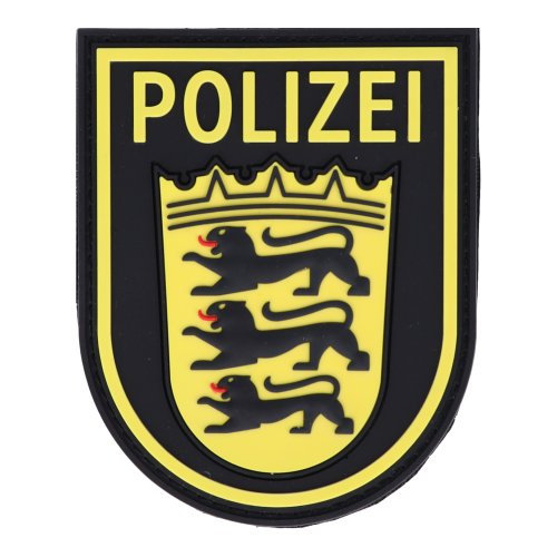Rubberpatch Polizei Baden-Württemberg - farbig