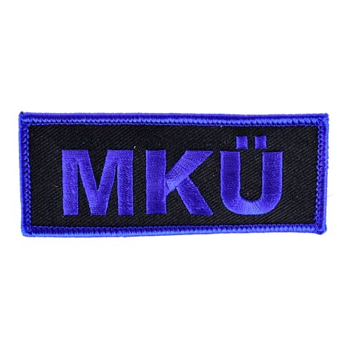 Abzeichen MK&Uuml; Mobile Kontroll- und &Uuml;berwachungseinheit blau
