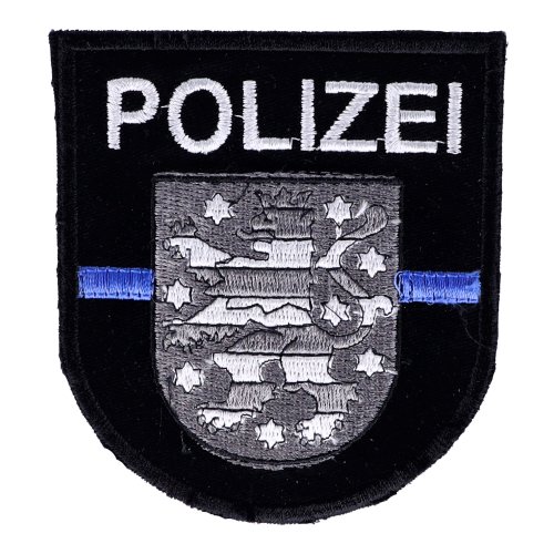 Abzeichen Polizei Thüringen Blueline tarn