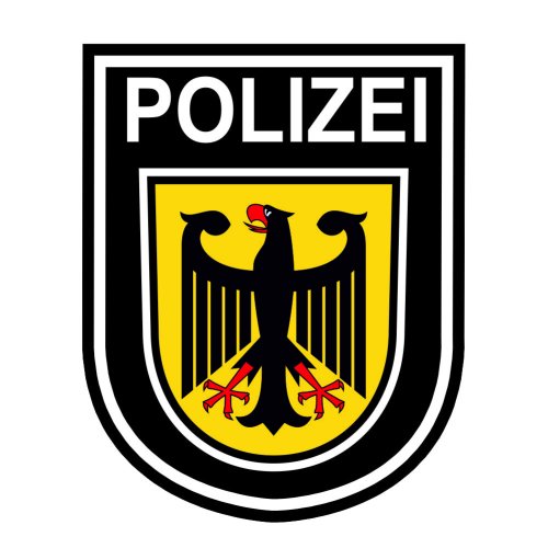 Aufkleber Polizei NRW schwarz 