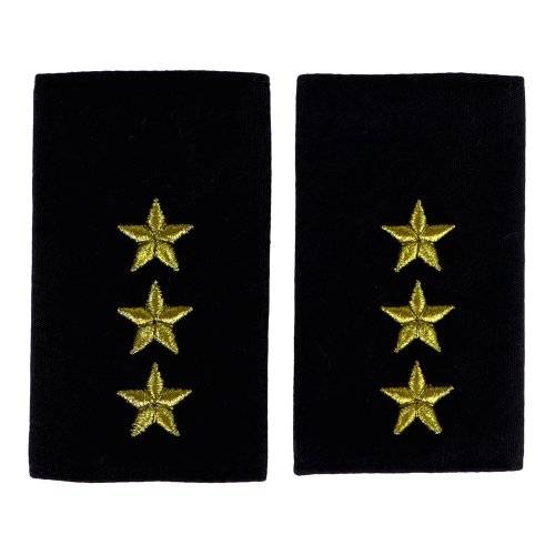 Schulterschlaufen ZOLL / 3 Sterne gold