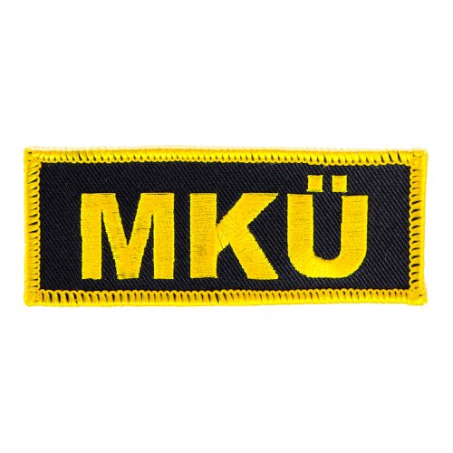 Abzeichen MK&Uuml; Mobile Kontroll- und &Uuml;berwachungseinheit gelb