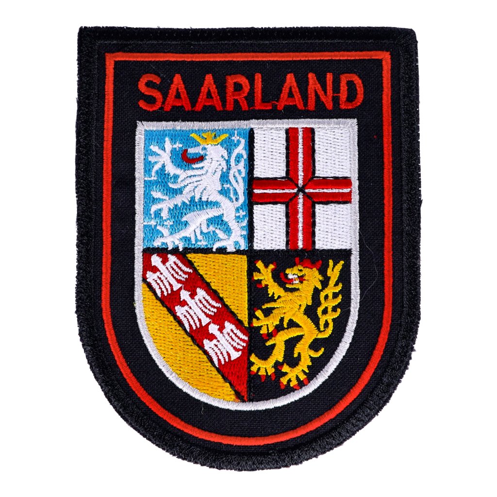 Wappen Saarland Bestickt Aufnäher/Abzeichen 