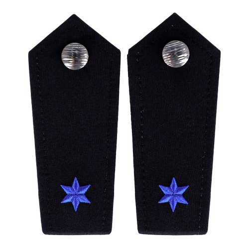 Schulterklappen 1 Stern blau (Modell H/Thü)