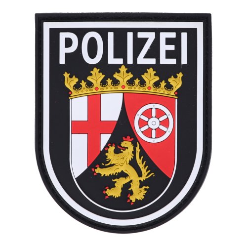 Rubberpatch Polizei Rheinland Pfalz - farbig