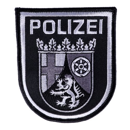 alte Uniform Polizei Ärmel Abzeichen Patch Rheinland-Pfalz Zustand sehr gut