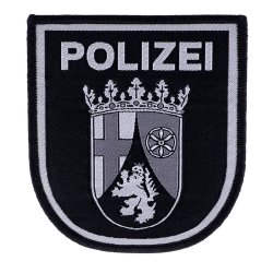 Abzeichen Polizei Rheinland Pfalz tarn gewebt