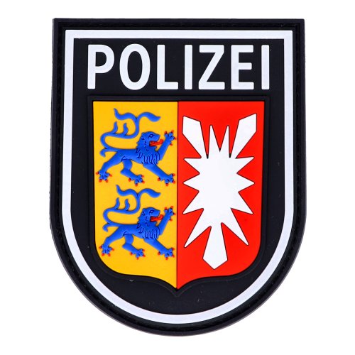 Rubberpatch Polizei Schleswig-Holstein - farbig