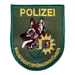 Polizei NRW Rauschgiftsp&uuml;hundf&uuml;hrer gr&uuml;n