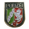 Pin Polizeiwappen NRW gr&uuml;n