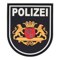 Rubberpatch Polizei Bremen - farbig