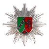 M&uuml;tzenstern Polizei Nordrhein-Westfalen silber