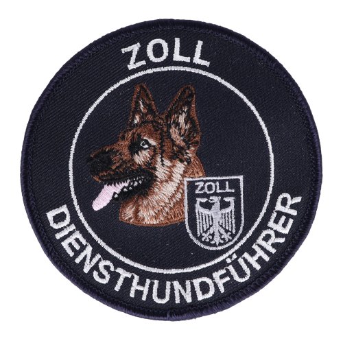 Abzeichen Bundespolizei Diensthundführer blau Schäferhund 