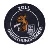 Abzeichen Zoll Diensthundf&uuml;hrer Malinois blau