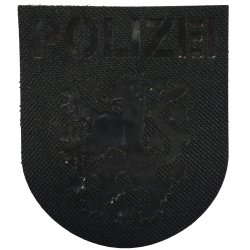 Abzeichen Polizei Th&uuml;ringen Lasercut