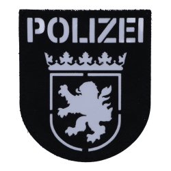 Abzeichen Polizei Hessen Lasercut