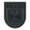 Abzeichen Bundespolizei Lasercut oliv schwarz