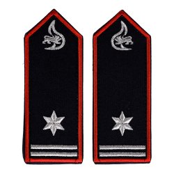 Schulterklappen Brandmeister FF als Abteilungskommandant/stv. Feuerwehrkommandant