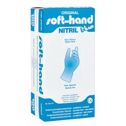 Softhand Nitril-Handschuhe blau Gr&ouml;&szlig;e S