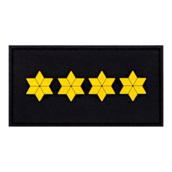 Rubberpatch DGA - 4 Sterne gold
