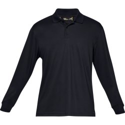 UA Tactical Performance Polo-Shirt langarm Green Gr&ouml;&szlig;e M