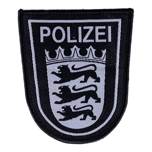 Abzeichen Polizei Baden-Württemberg tarn gewebt