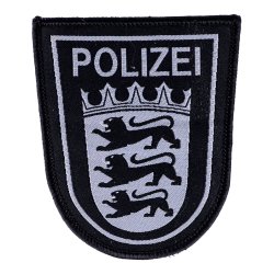 Abzeichen Polizei Baden-Württemberg tarn gewebt