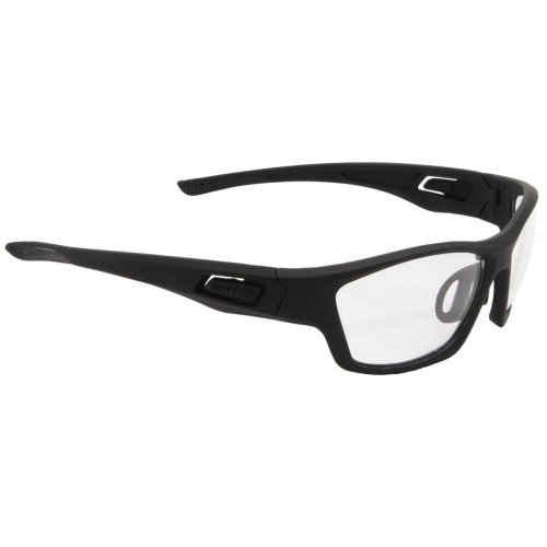 SWISS EYE Taktische Brille - TOMCAT rubber black/photochromic clear-smoke