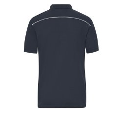 Polo-Shirt SOLID mit Reflexpaspel navy Gr&ouml;&szlig;e M