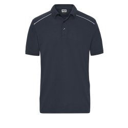 Polo-Shirt SOLID mit Reflexpaspel navy Gr&ouml;&szlig;e XL