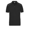 Polo-Shirt SOLID mit Reflexpaspel black Gr&ouml;&szlig;e 2XL