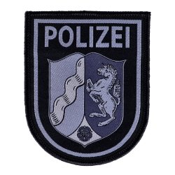 Abzeichen Polizei NRW tarn gewebt