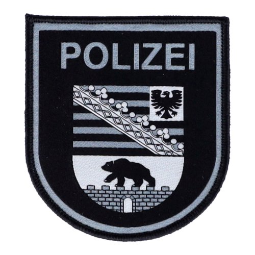 Abzeichen Polizei Sachsen-Anhalt tarn gewebt